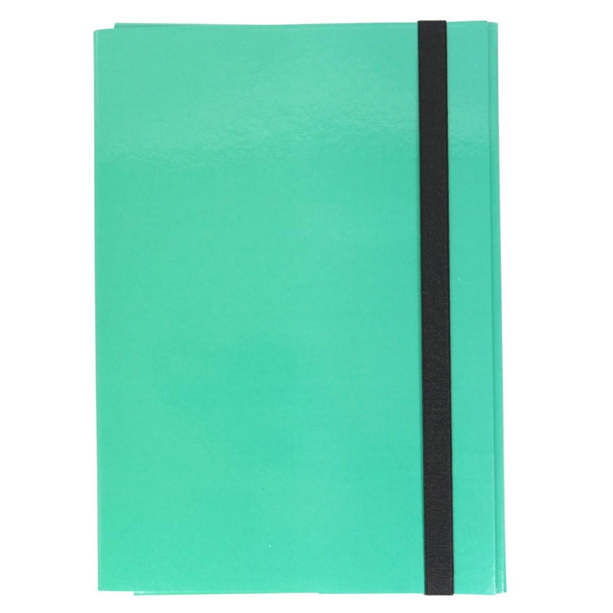 Cartelletta portaprogetti in cartoncino con elastico spessore 3 cm