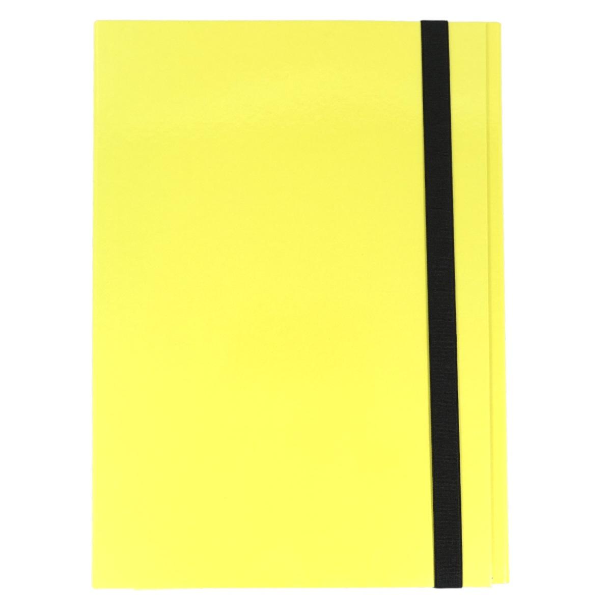 Cartelletta portaprogetti in cartoncino con elastico spessore 3 cm