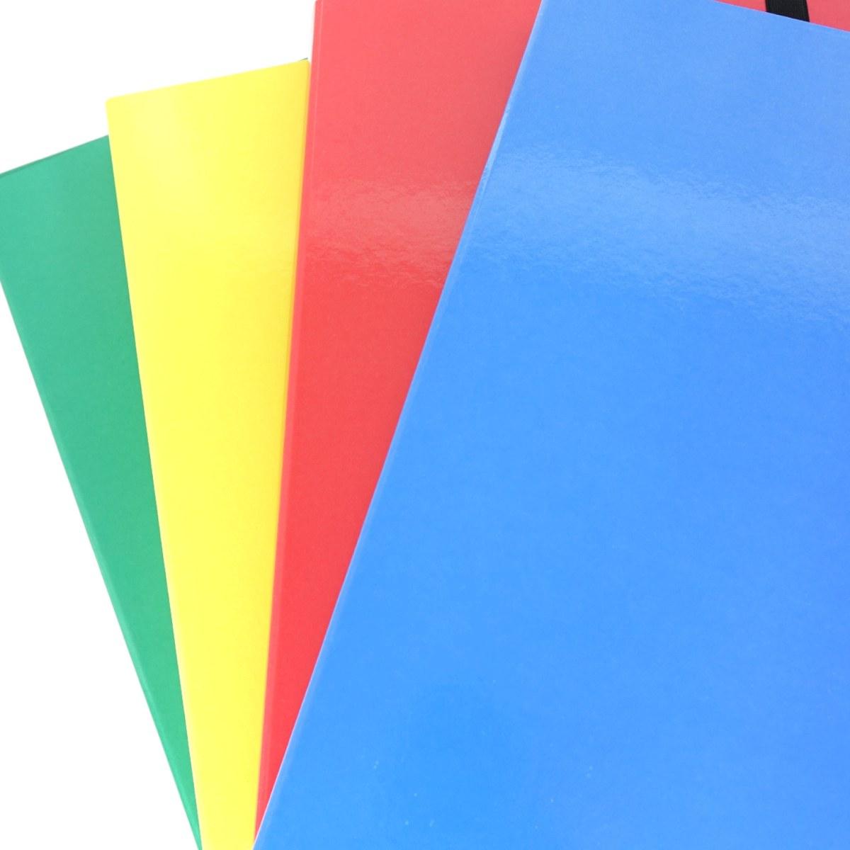 Cartelletta portaprogetti in cartoncino con elastico spessore 3 cm