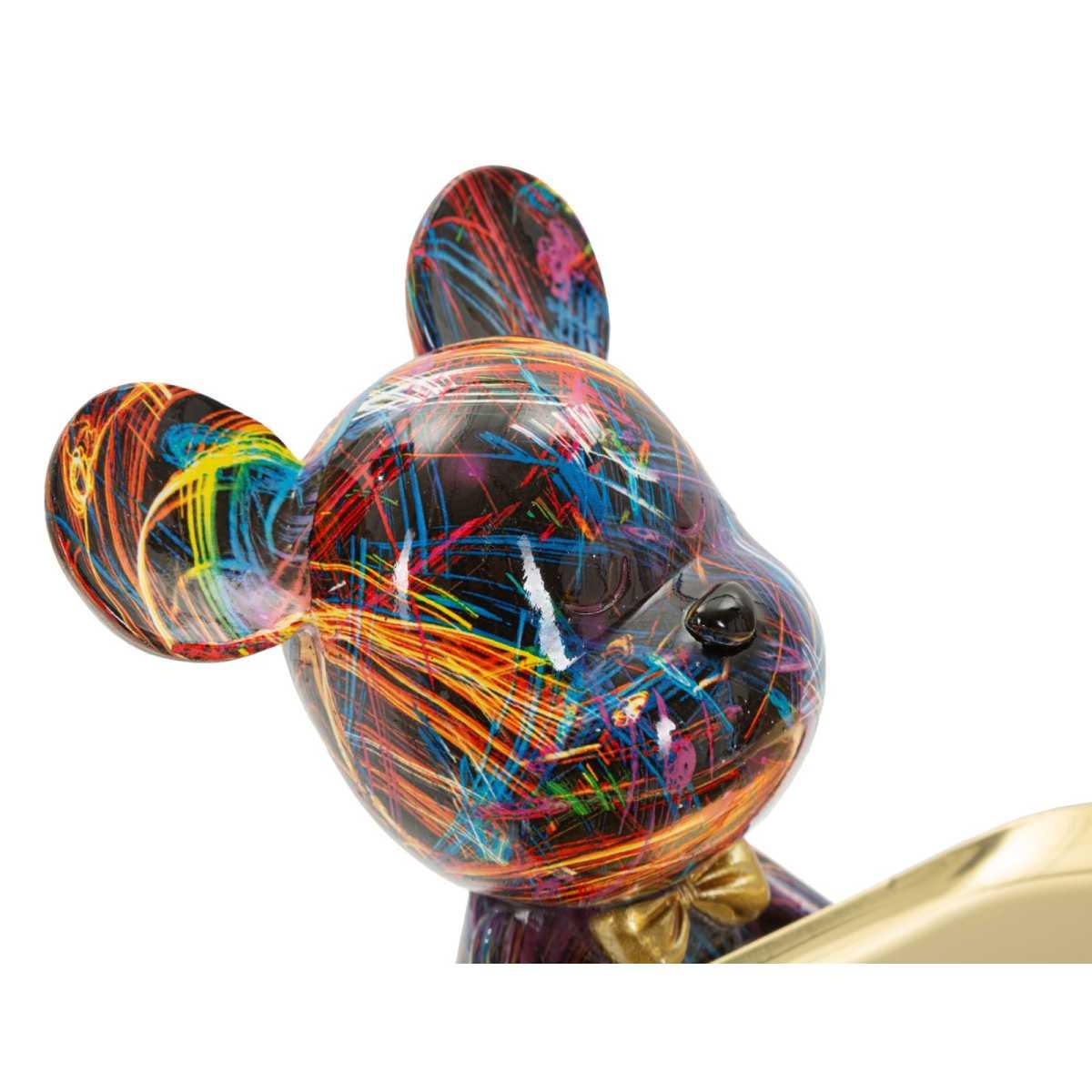 Orsetto psyco s/tasche -a- cm 17x15x22,5