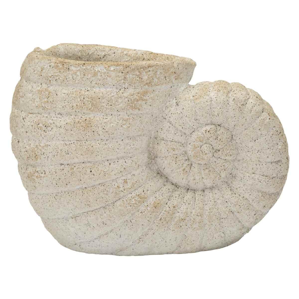 Vaso shell sand -a- cm 33x19x23 (apertura cm Ø 13)