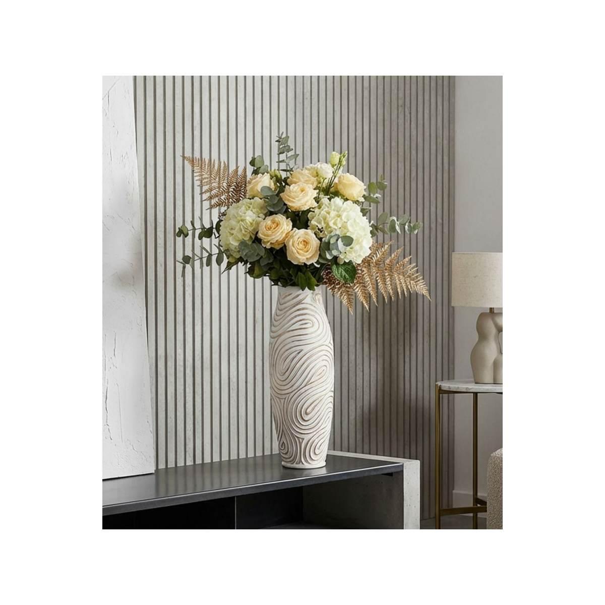 Vaso resina oblix cm Ø 18,5x50 (apertura cm Ø 9)