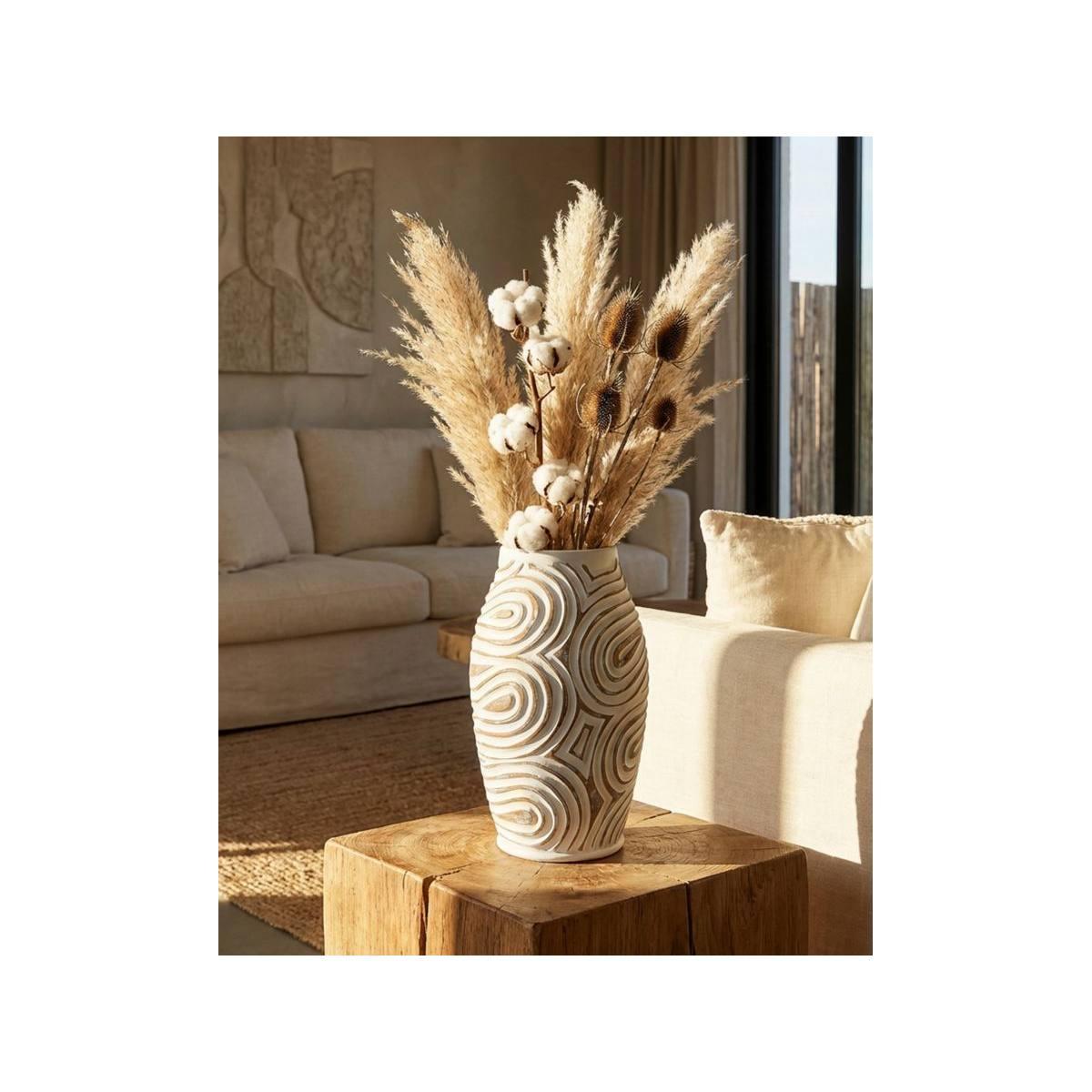 Vaso resina oblix cm Ø 19,5x35 (apertura cm Ø 10,5)