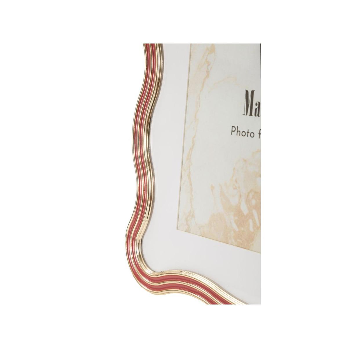 Cornice elizabeth rossa cm 22,7x1,3x27,6 (misura interna cm 20x25) min 2