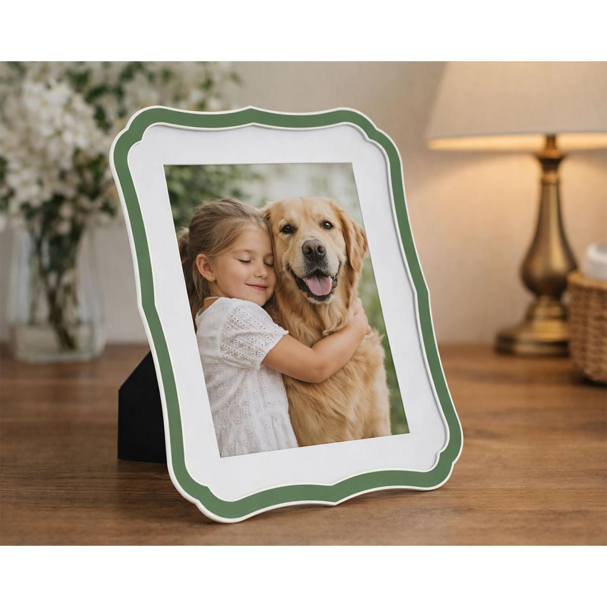 Cornice margot verde cm 22,1x1,4x27,2 (misura interna cm 20x25) min 2