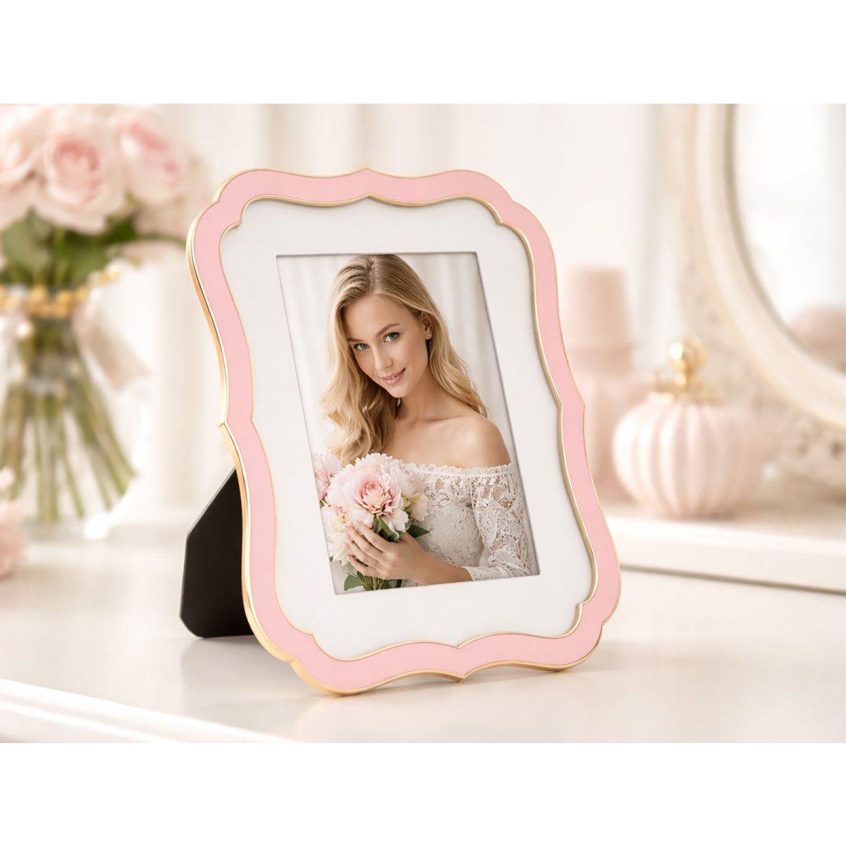 Cornice margot rosa cm 17x1,4x21,9 (misura interna cm 15x20) min 2