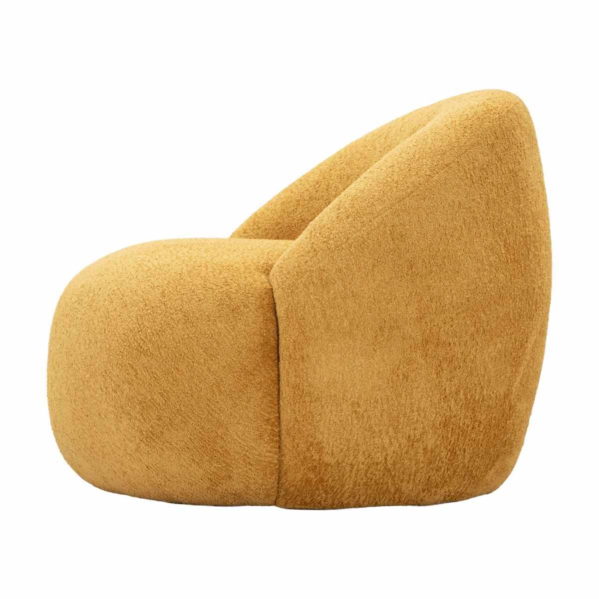 Poltrona ginevra senape cm 81x78x64