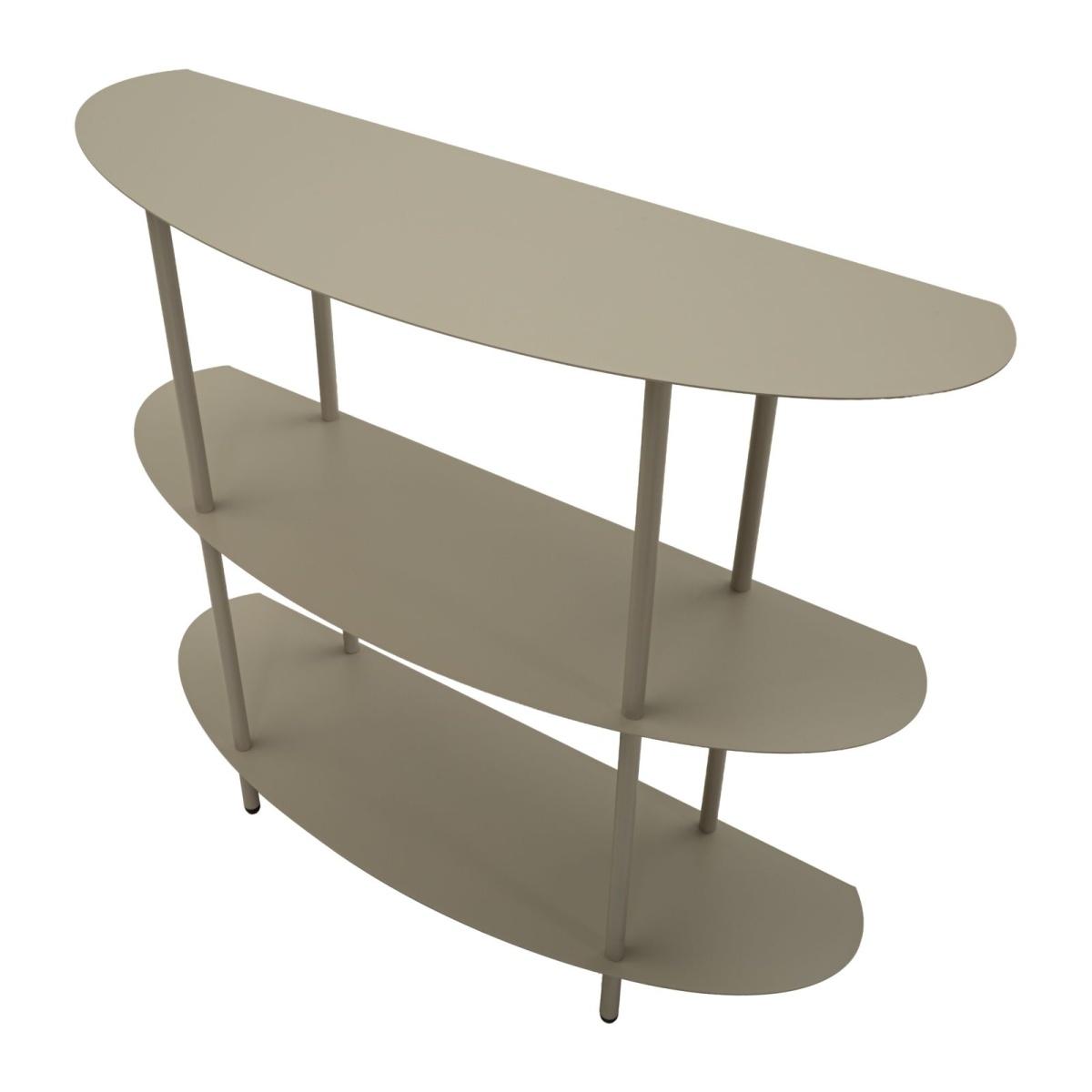 Console saturno tortora cm 90x28x81