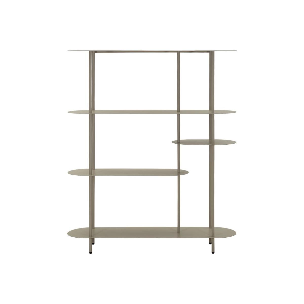 Libreria saturno tortora cm 118x31x139