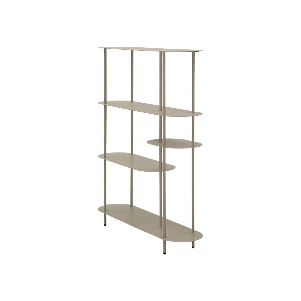 Libreria saturno tortora cm 118x31x139