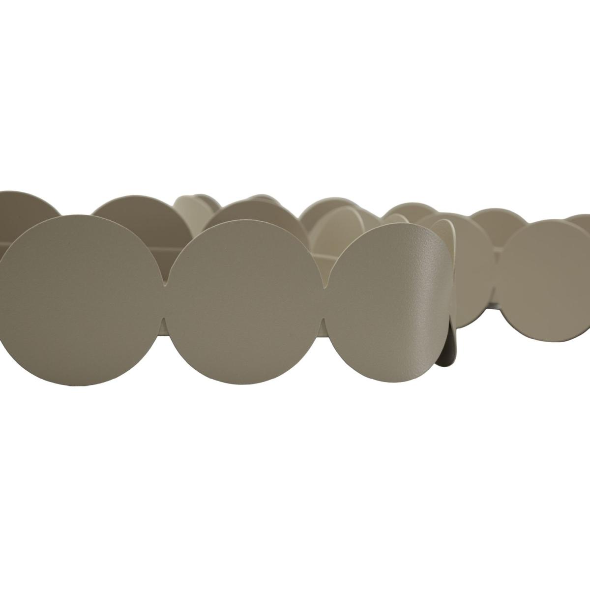 S/tasche saturno rett. tortora coppia cm 40x16,5x4,5-29x12x4,5