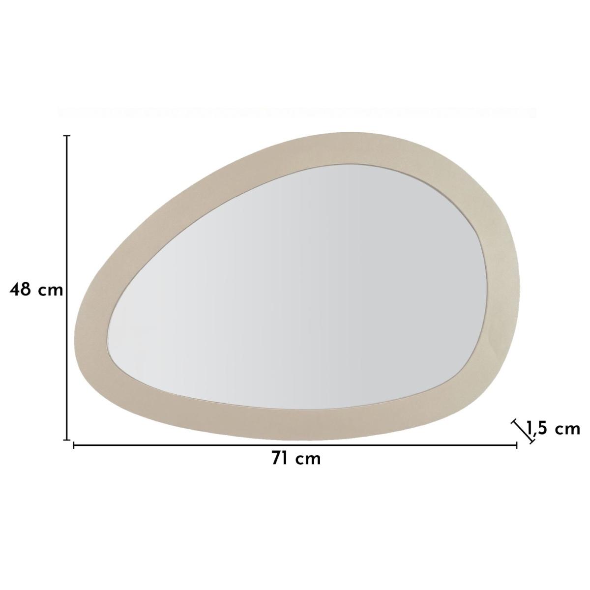 Specchio da muro saturno tortota cm 71x1,5x48