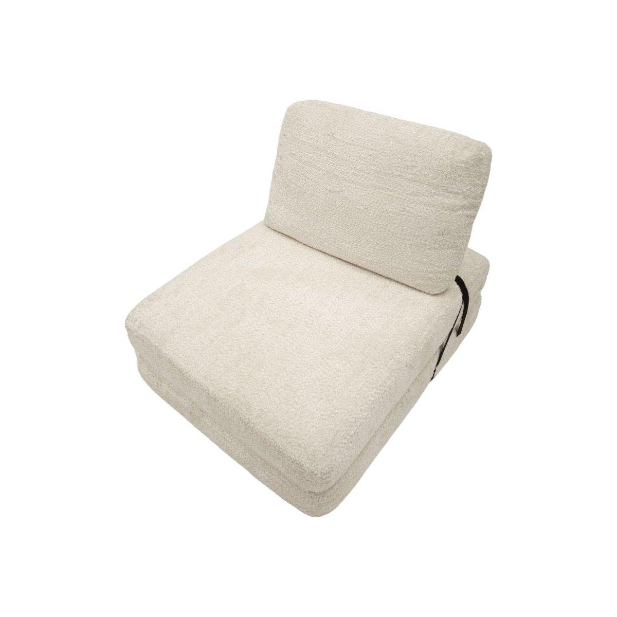 Poltrona/letto faster bianca cm 80x100x80 (compressa-misura letto cm204x80x18)