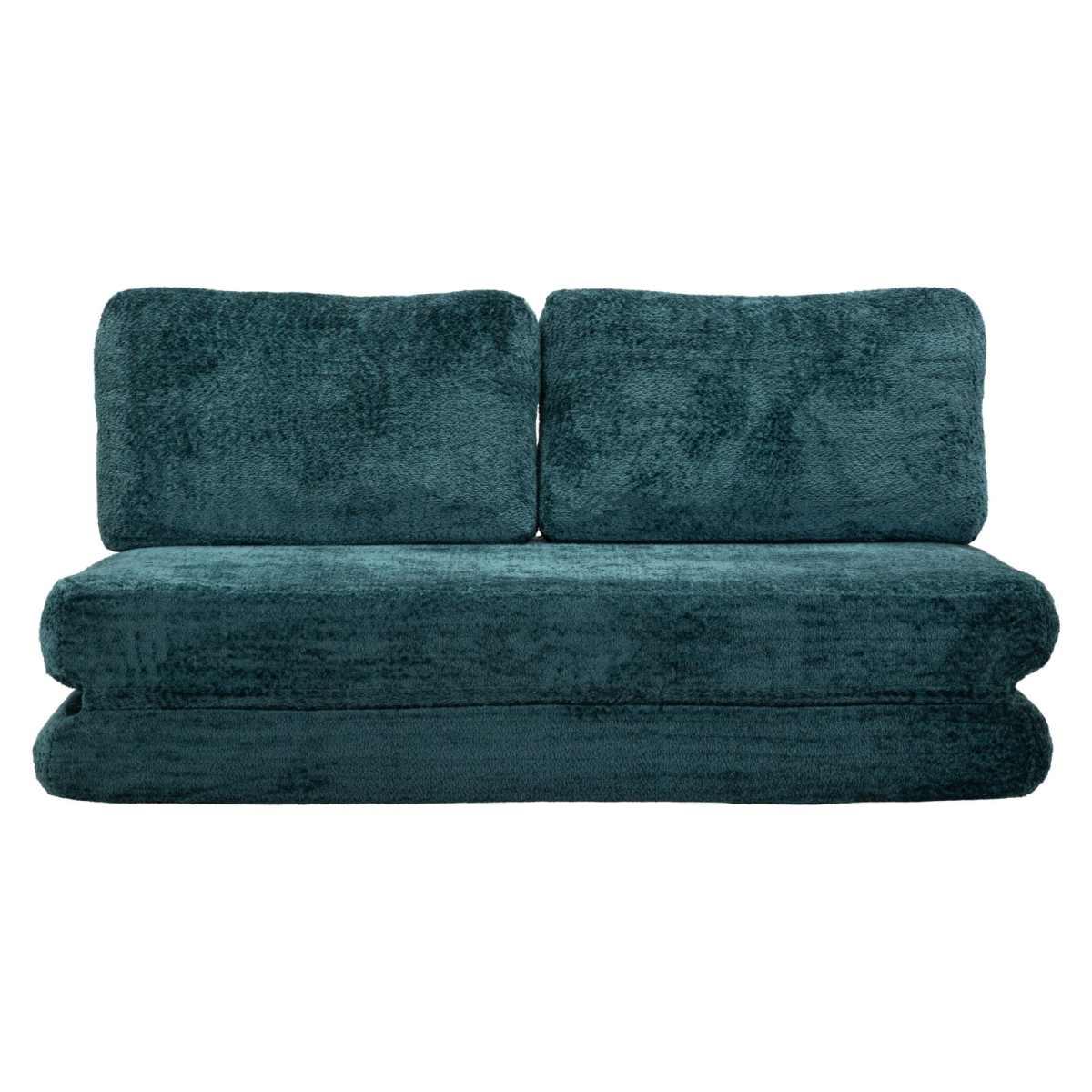 Divano/letto faster petrolio cm 150x100x80 (compresso-misura letto cm213x150x18)