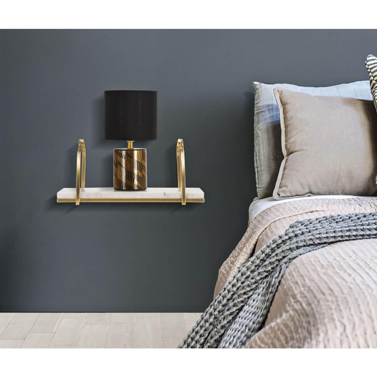 Mensola da muro marble cm 40x16x18