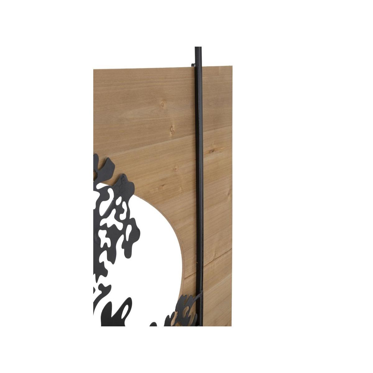 Pannello da muro tree ferro e wood set 3pz cm 176x2x90 (63x2x90-50x2x90)