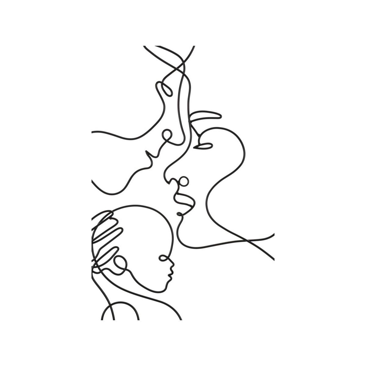 Pannello da muro family cm 40x1,3x70