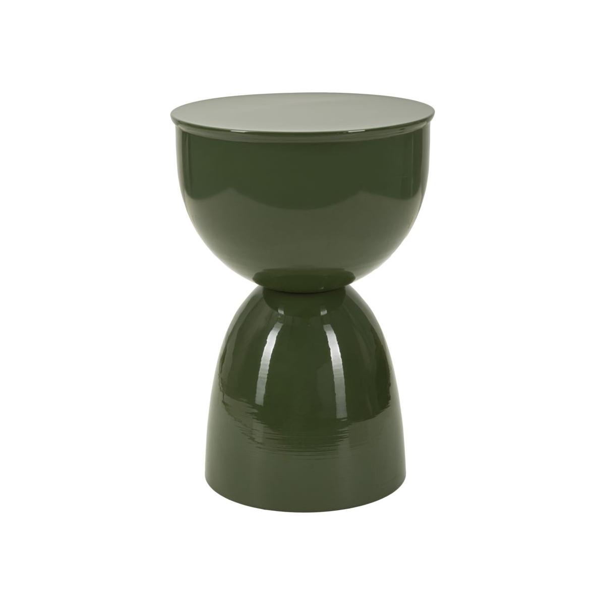 Tavolinetto in metallo yao verde cm Ø 31x46