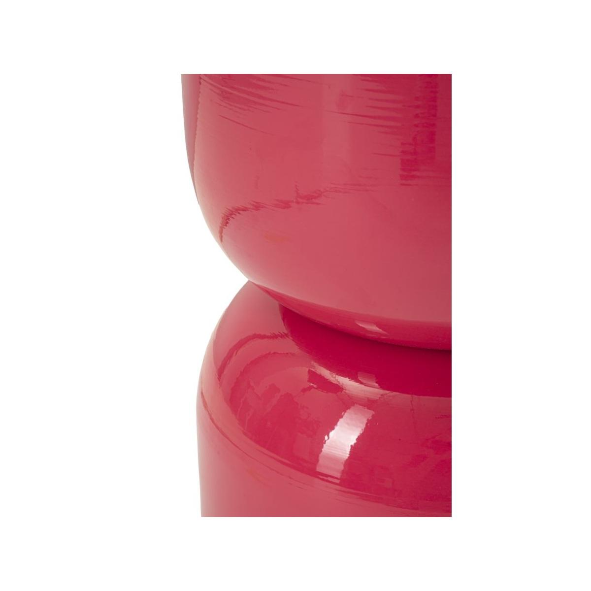 Tavolinetto in metallo oyi fuxia cm Ø 31x46