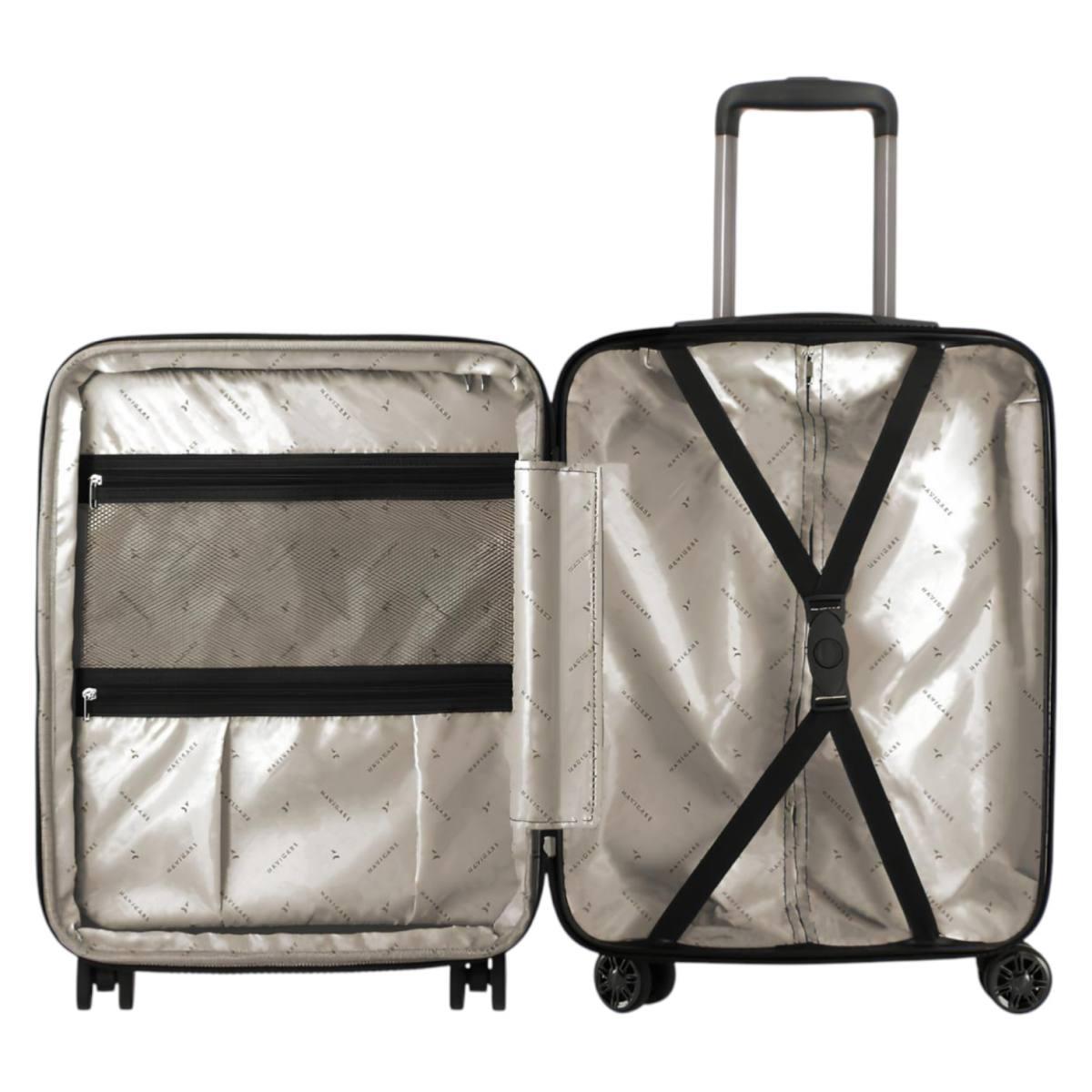 Trolley singolo bagaglio a mano in policarbonato espandibile Navigare