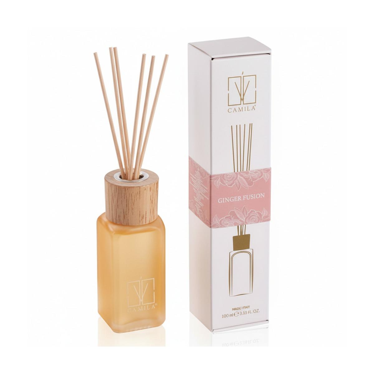 Profumatore 100 ml pesca fragranza ginger fusion Camilia