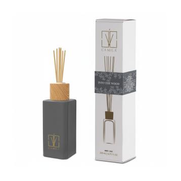 Profumatore 200 ml grigio pietra fragranza into the wood Camilia