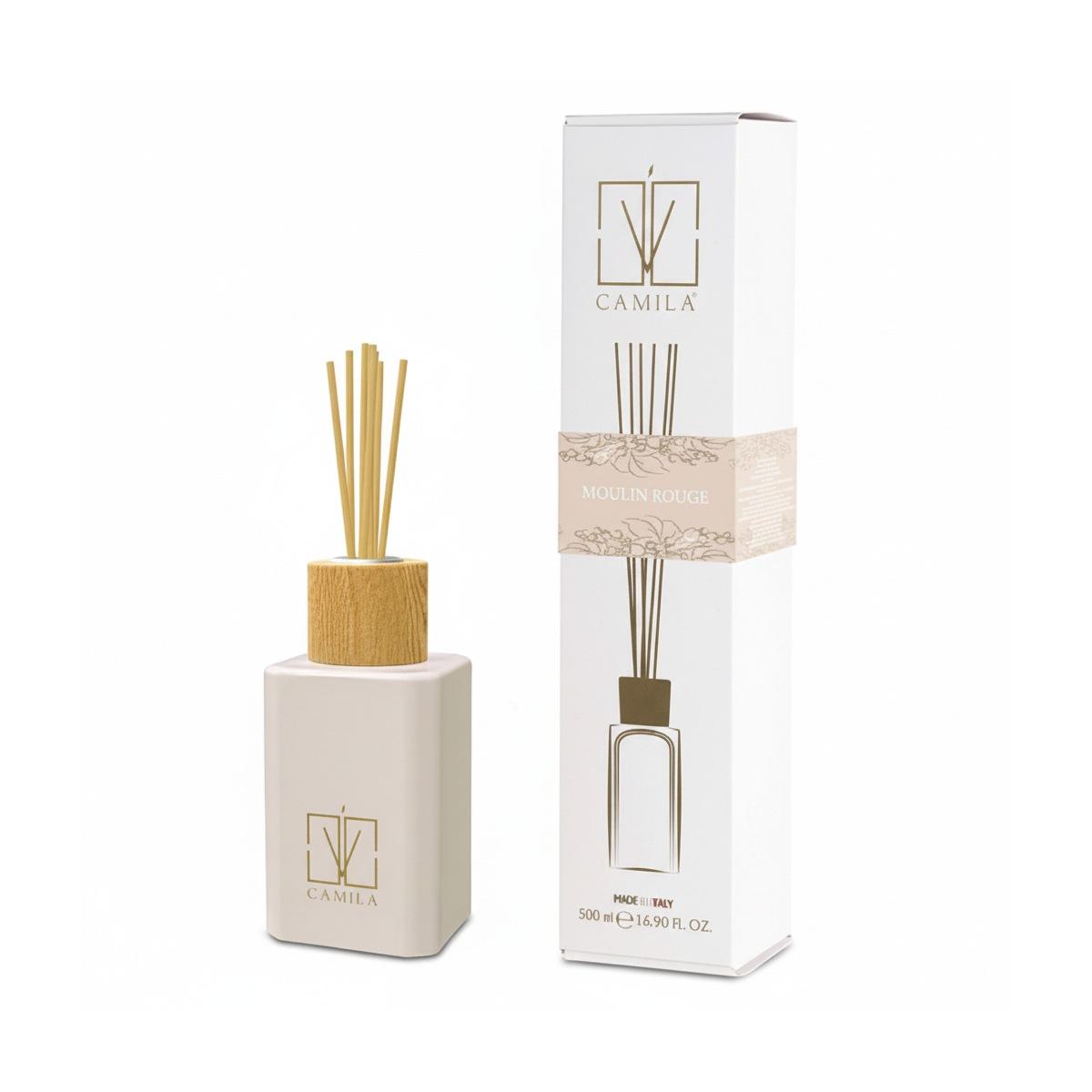 Profumatore 500 ml panna fragranza moulin rouge Camilia