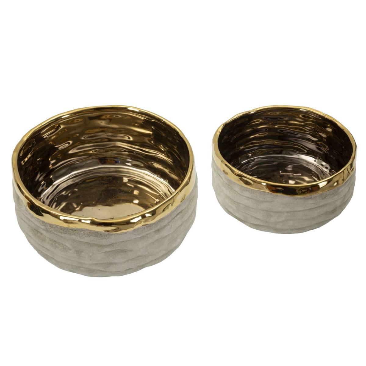 Cachepot lima bassi coppia cm Ø 22,5x10,5-18x8,5