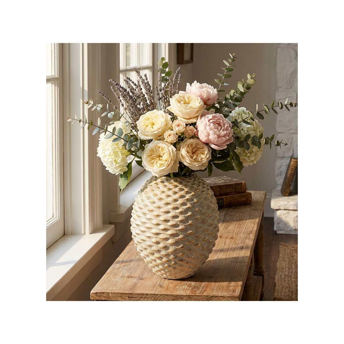 Vaso pepipas ball cm Ø 23,5x28,5 (apertura cm Ø 7)