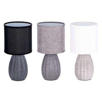 Lampada con base in ceramica Town d.13x h27 cm