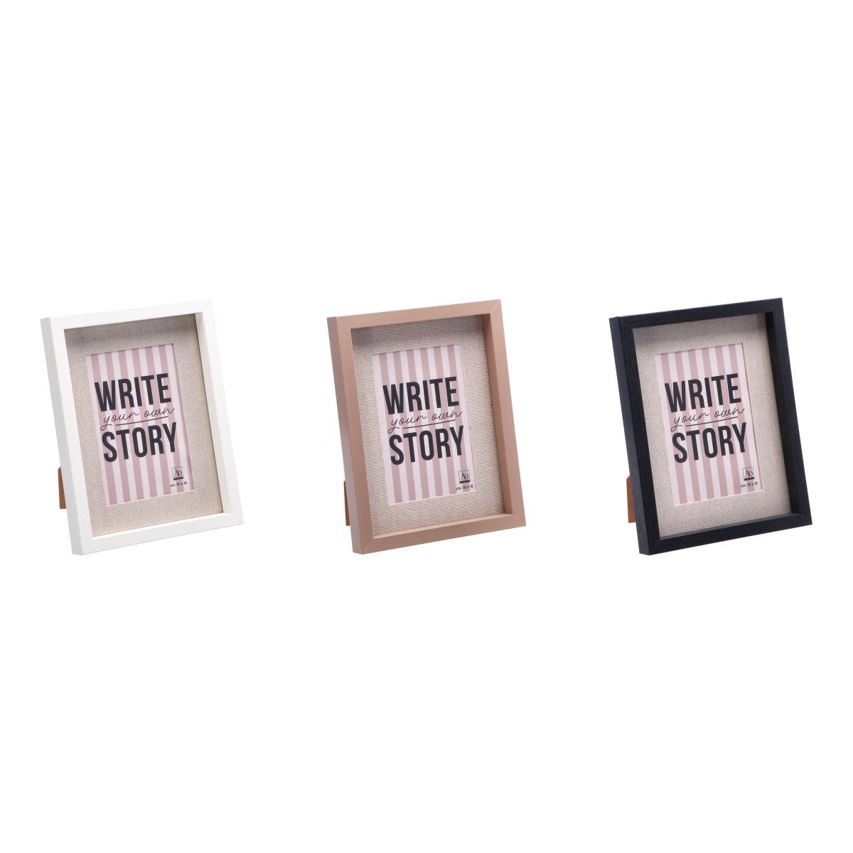 Portafoto singolo in mdf Pedro 10x15 cm