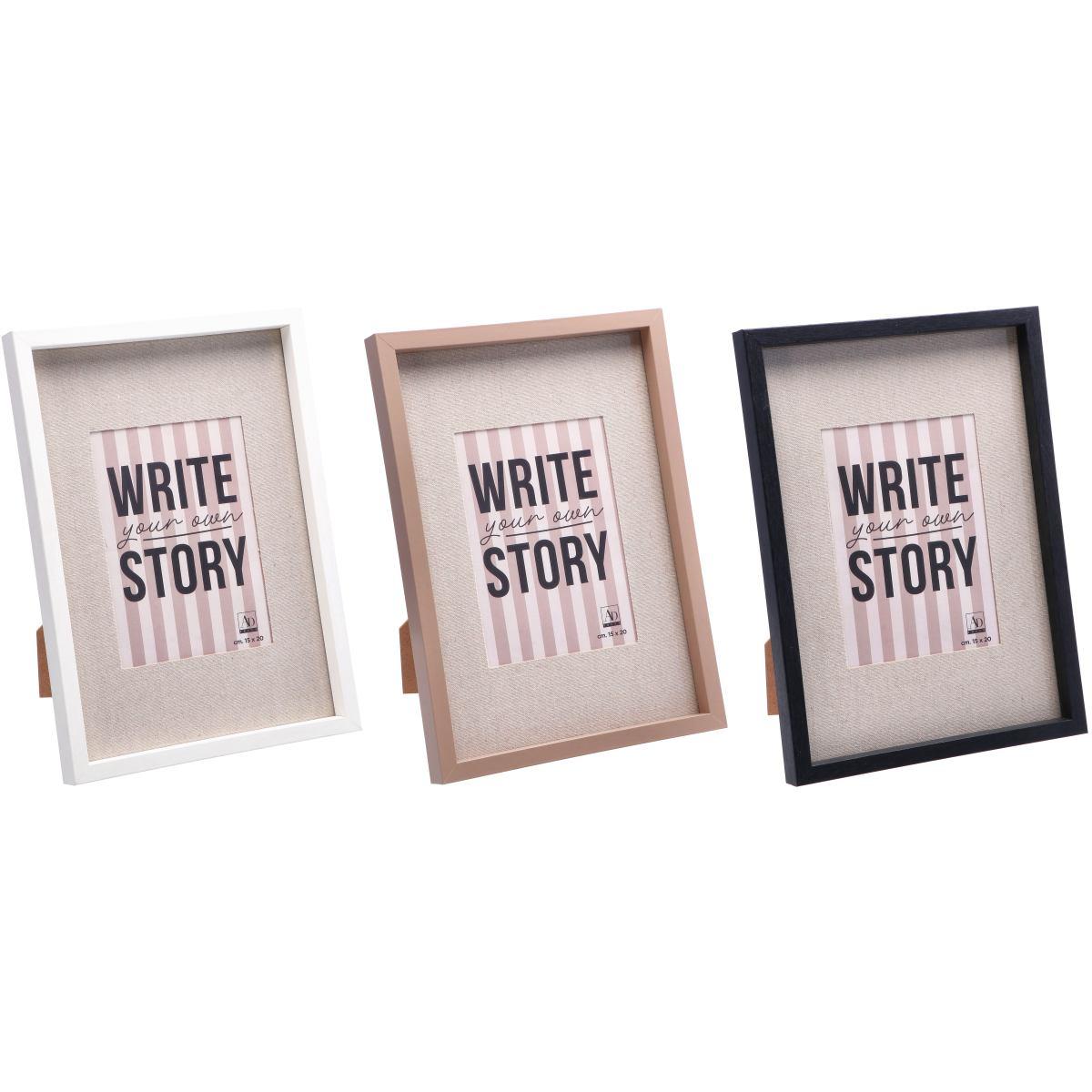 Portafoto singolo in mdf Pedro 15x20 cm