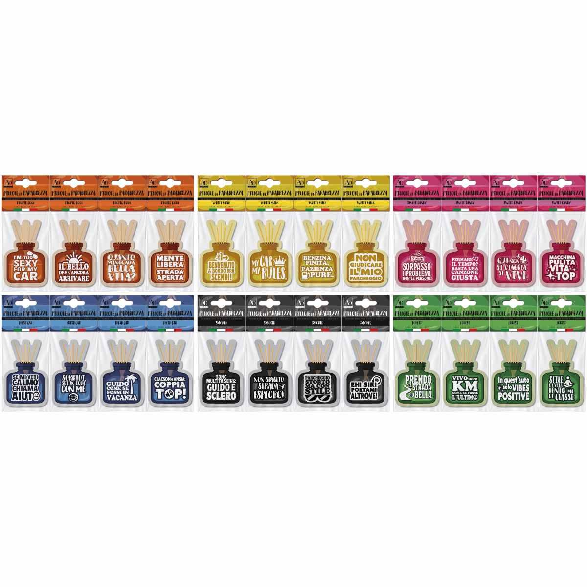 Deodorante per auto e ambienti scritte divertenti