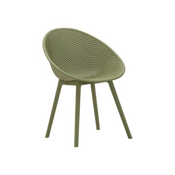 Sedia ibiza verde set 2 pz cm 59x59x83 (altezza seduta cm 45)