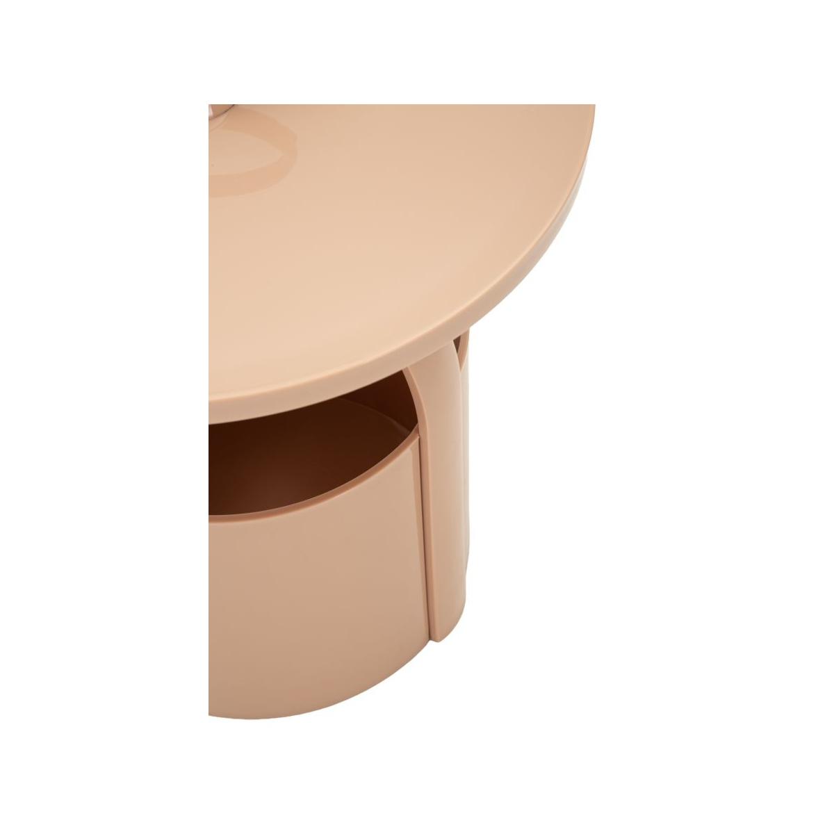 Tavolinetto p/giornali iris rosa cm Ø 44x43<br><br>