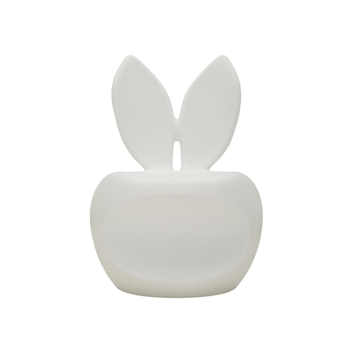 Sedia bunny bianca cm 57x55x79 (altezza seduta cm 39)<br><br>