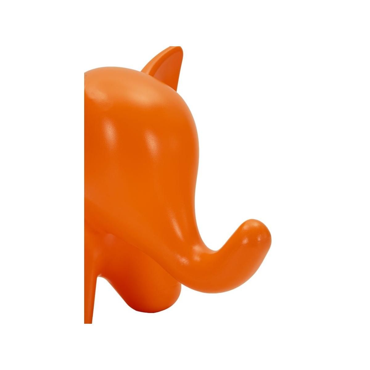 Sgabello elephant arancione cm 86x46x56<br><br>