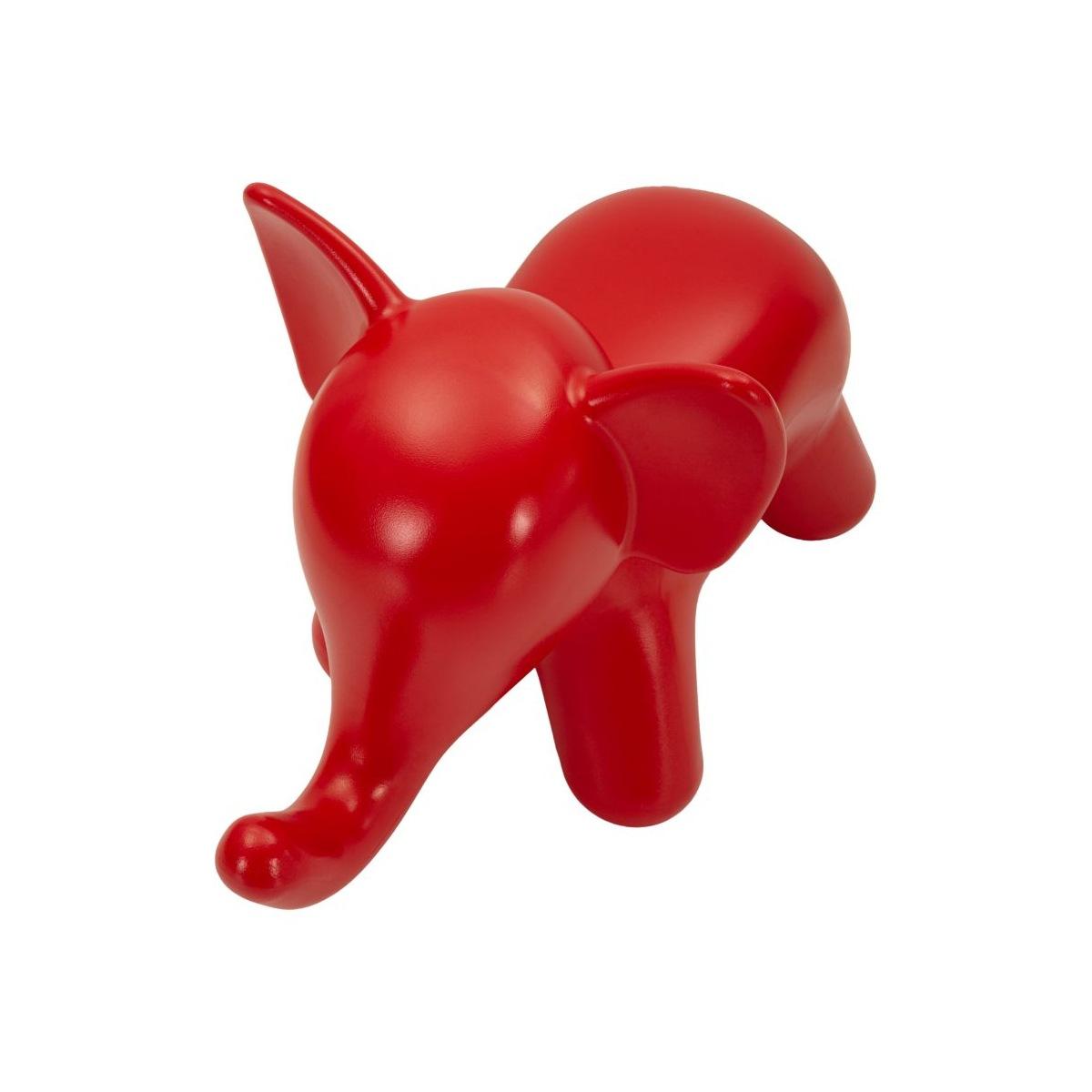 Sgabello elephant rosso cm 86x46x56<br><br>