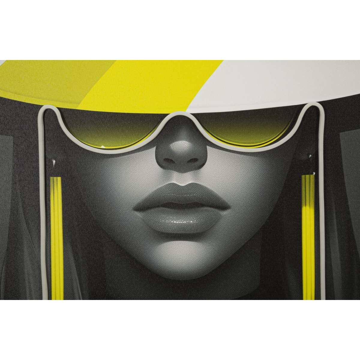 Stampa c/led su tela margot cm 80x4x120