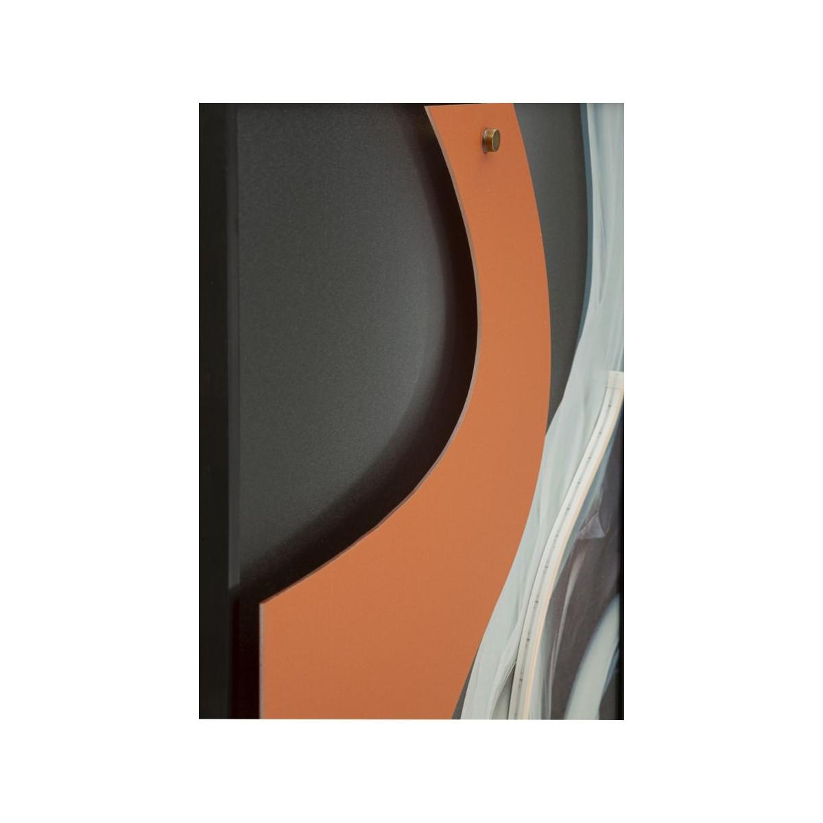 Stampa c/led su tela dancer cm 60x3,5x90 (applicazione 3d acrilico)