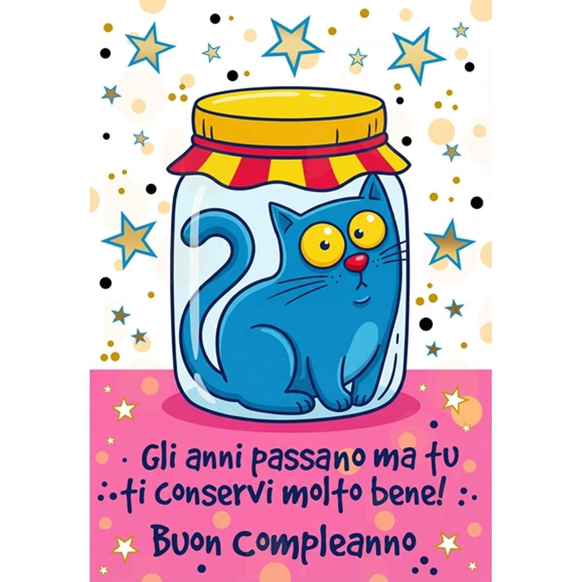 Bigliettii auguri buon compleanno 2 soggetti