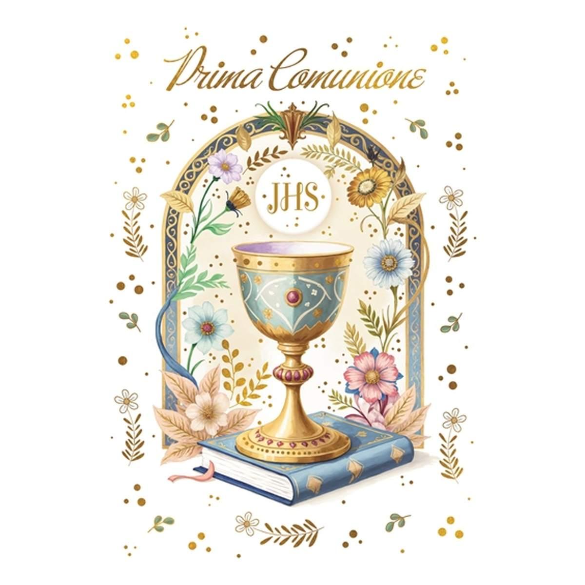 Bigliettii auguri 2 soggetti prima comunione