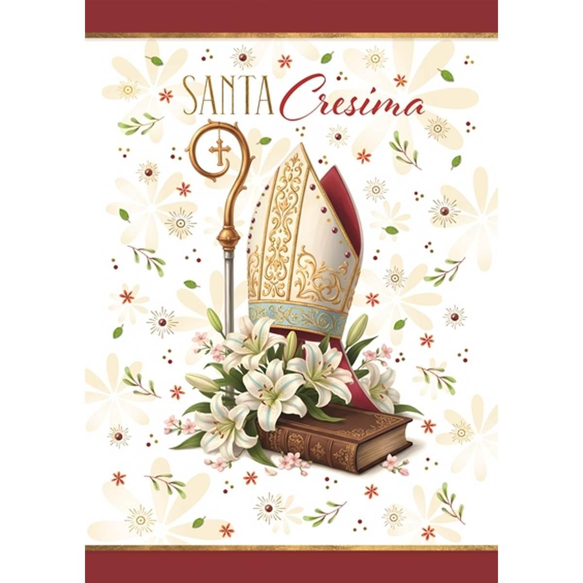 Bigliettii auguri 2 soggetti santa cresima