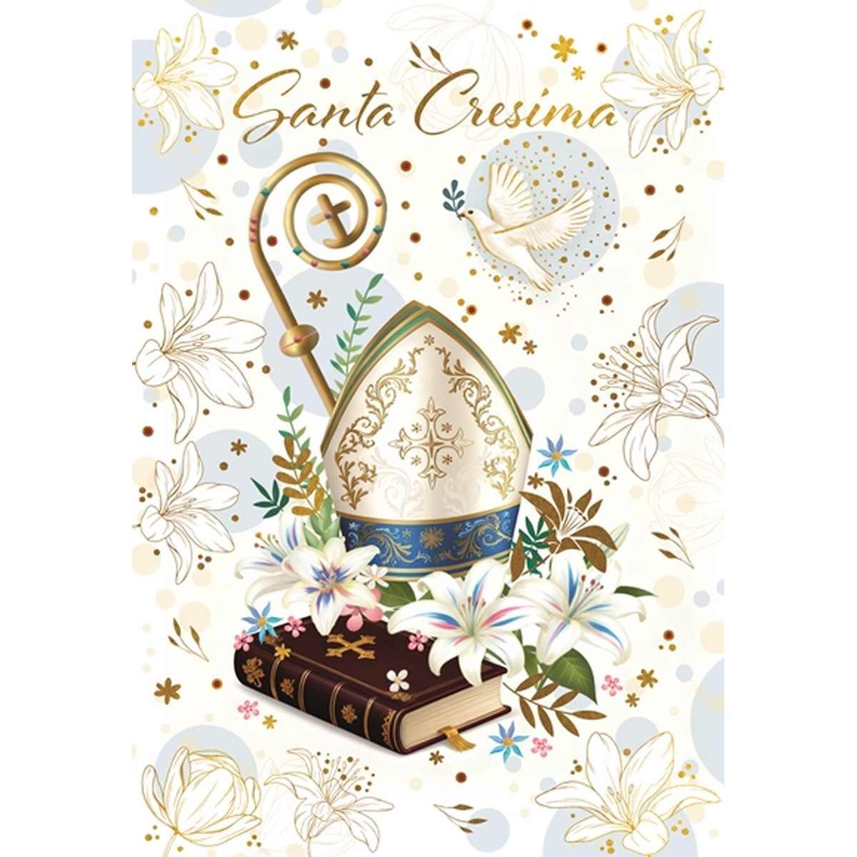 Bigliettii auguri 2 soggetti santa cresima