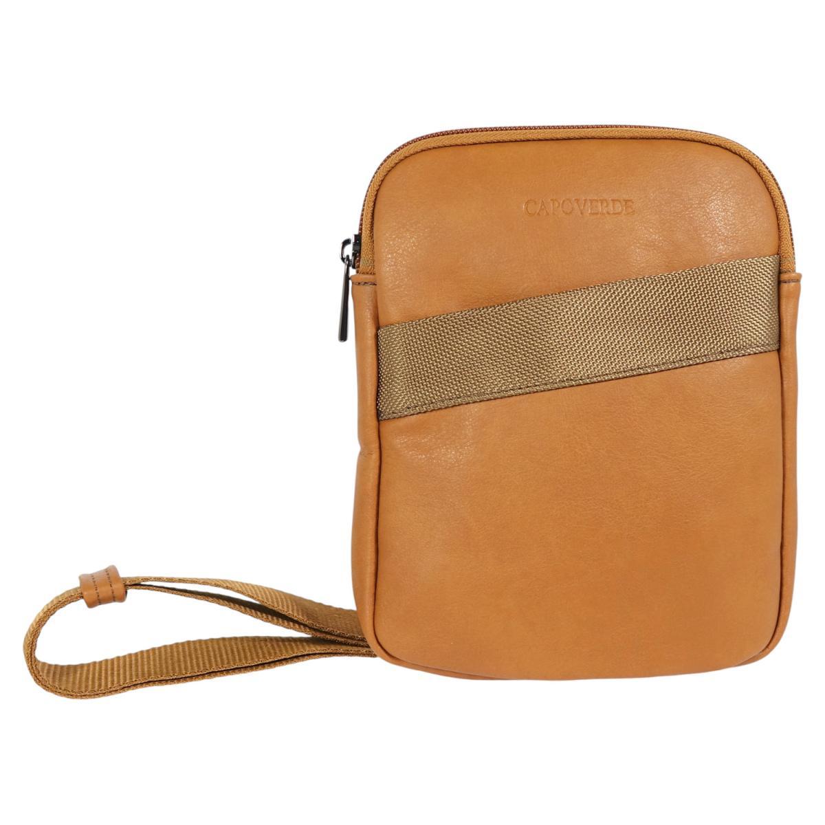 Tracollina uomo in ecopelle e tessuto tecnico Capoverde Made in Italy