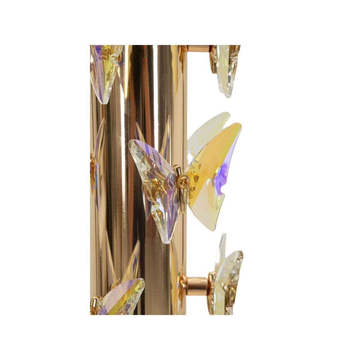 Lampada da terra gold butterfly cm Ø 45x157