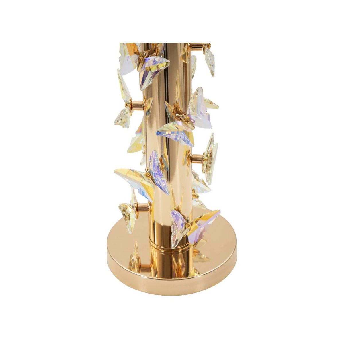 Lampada da tavolo gold butterfly cm Ø 35x74