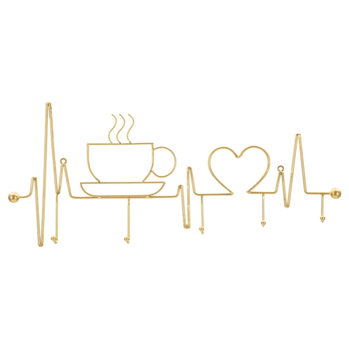 App/abiti da muro breakfast oro cm 60x3,8x26,7