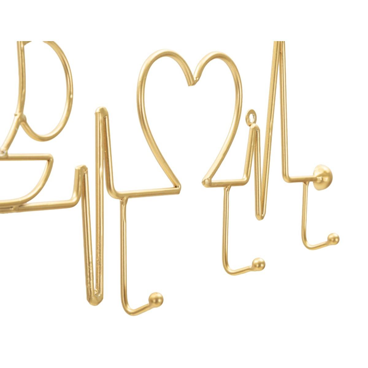 App/abiti da muro breakfast oro cm 60x3,8x26,7