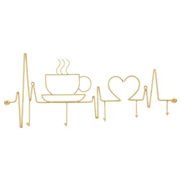 App/abiti da muro breakfast oro cm 60x3,8x26,7